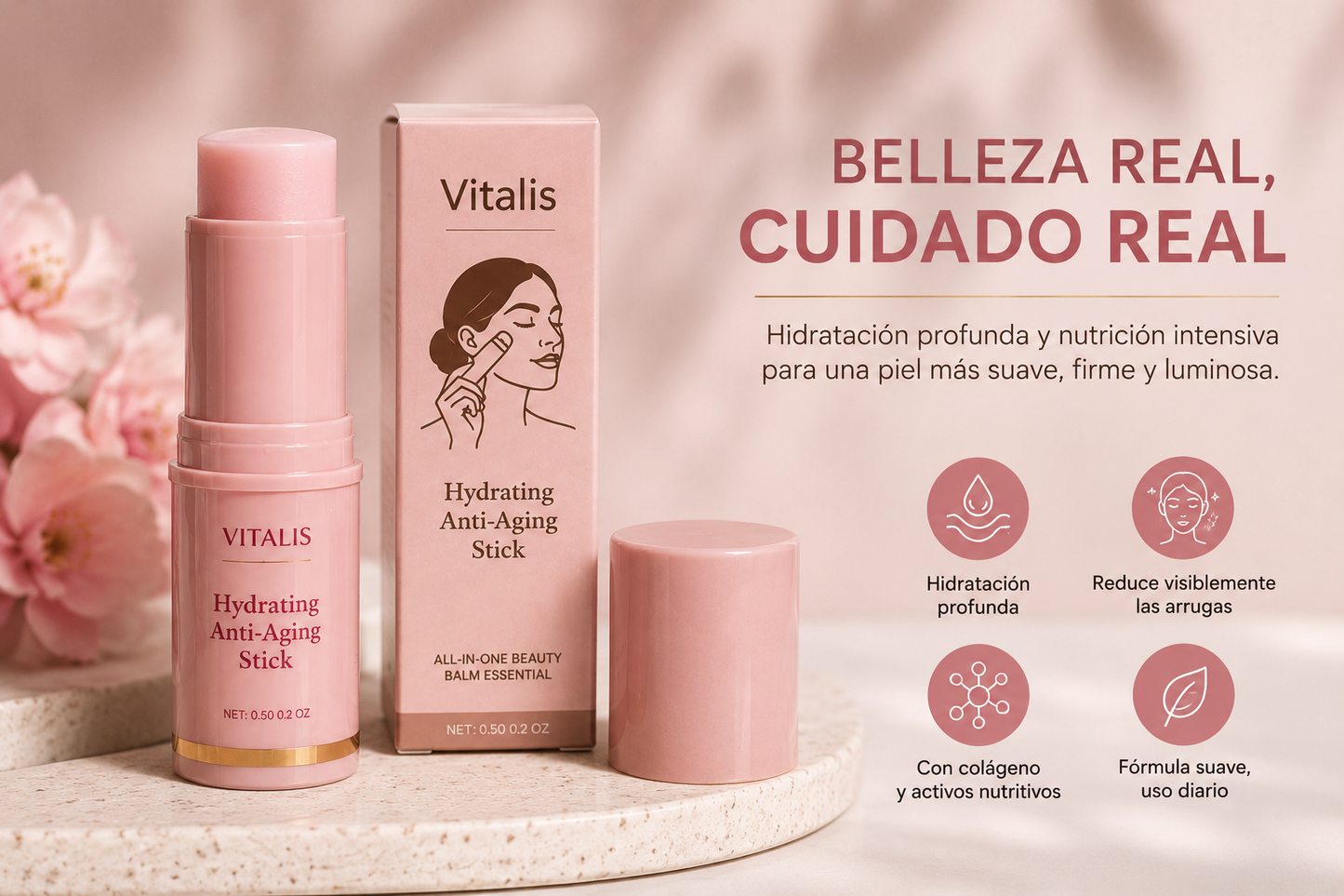 ✨ VITALIS | Bálsamo Hidratante de Colágeno para arrugas VITALIS